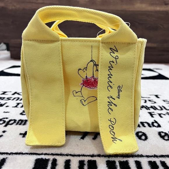 Disney Handbags - Disney - Winnie The Pooh Hanging By The String Mini Tote 7in x 6in